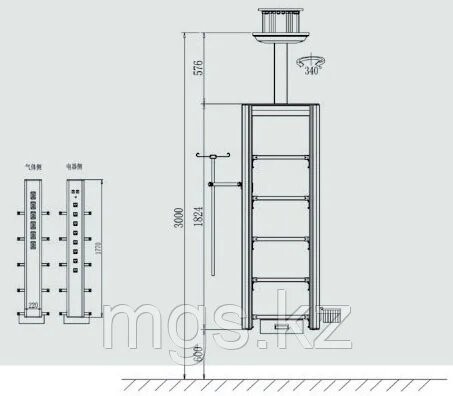 Консоль потолочная прикроватная мод. TP-ICU-1