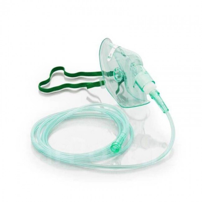 Маска кислородная для взрослых с трубкой 3 м.